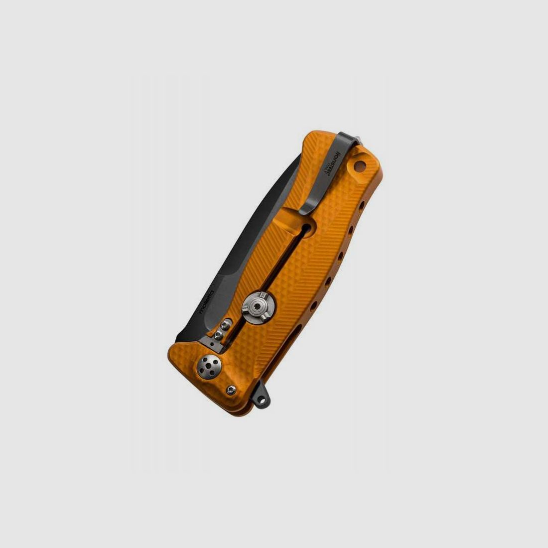Lionsteel SR-11 Aluminium Taschenmesser orange, schwarz
