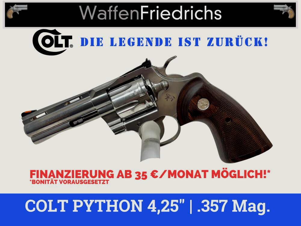 COLT PYTHON 4,25" - Waffen Friedrichs