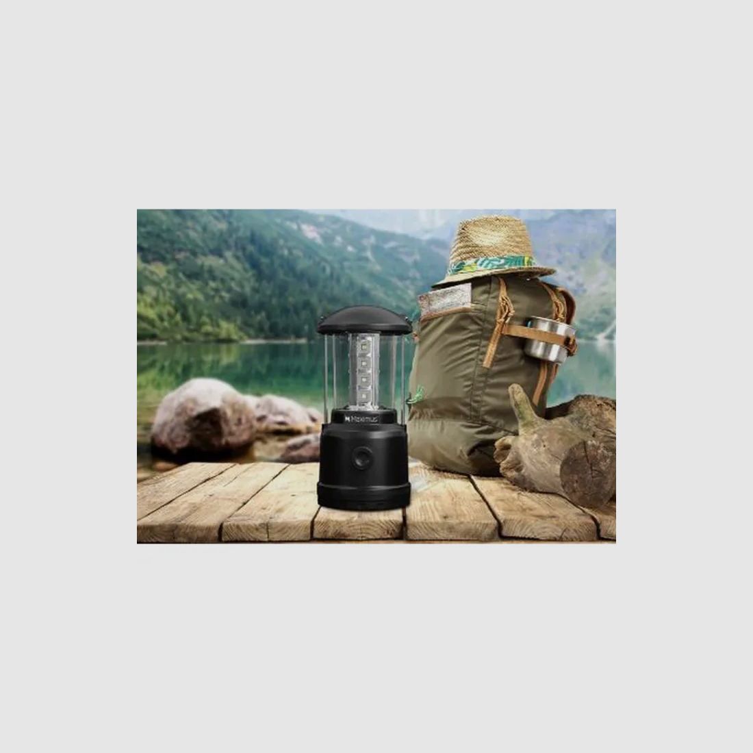 Maximus Lantern "LED Lantern 660 lm Camping Lamp M-LNT-200" with Dimmer