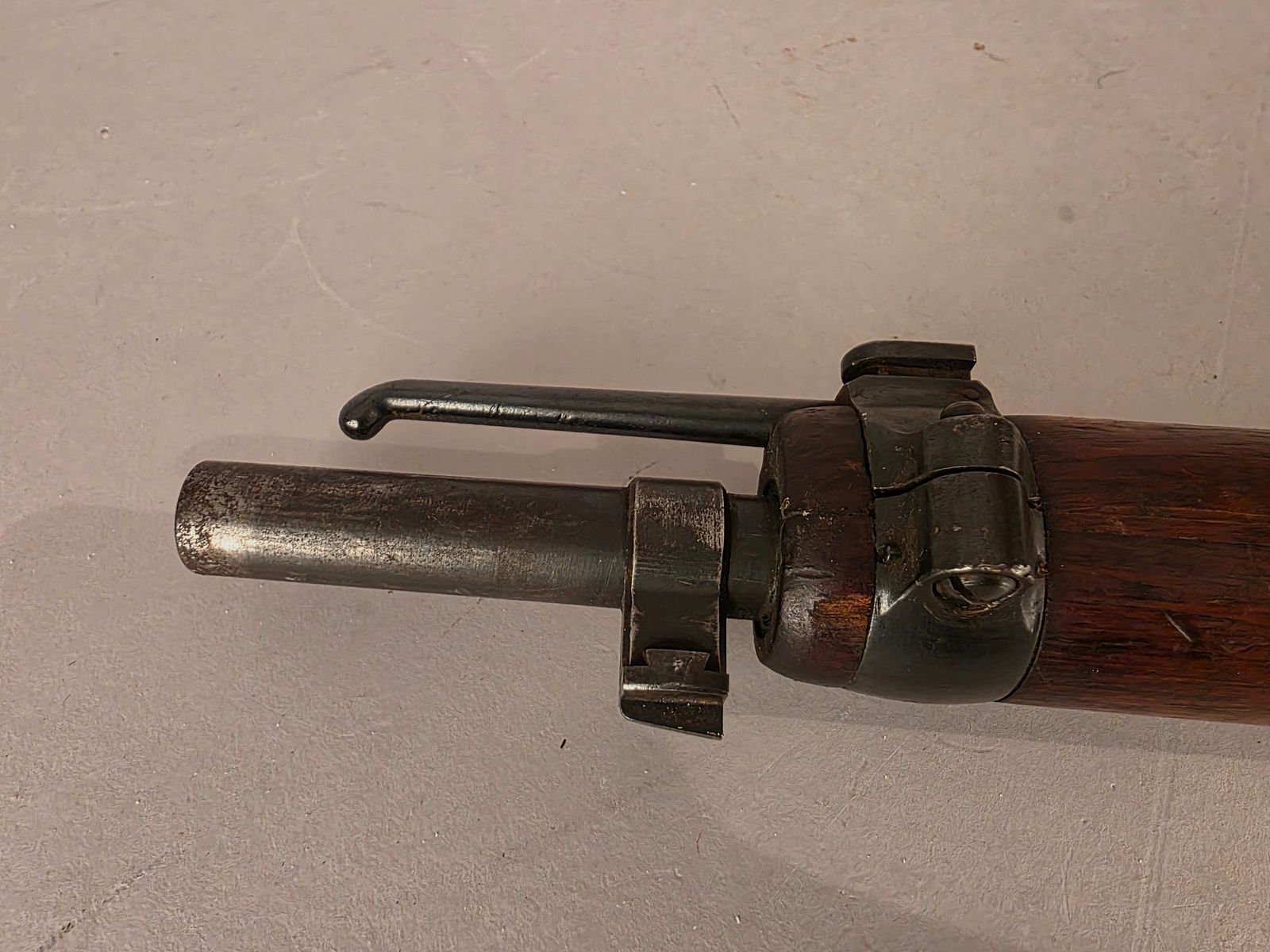 Oryginalny szwajcarski karabin 31 (K31), kaliber 7,5x55, bez zamka