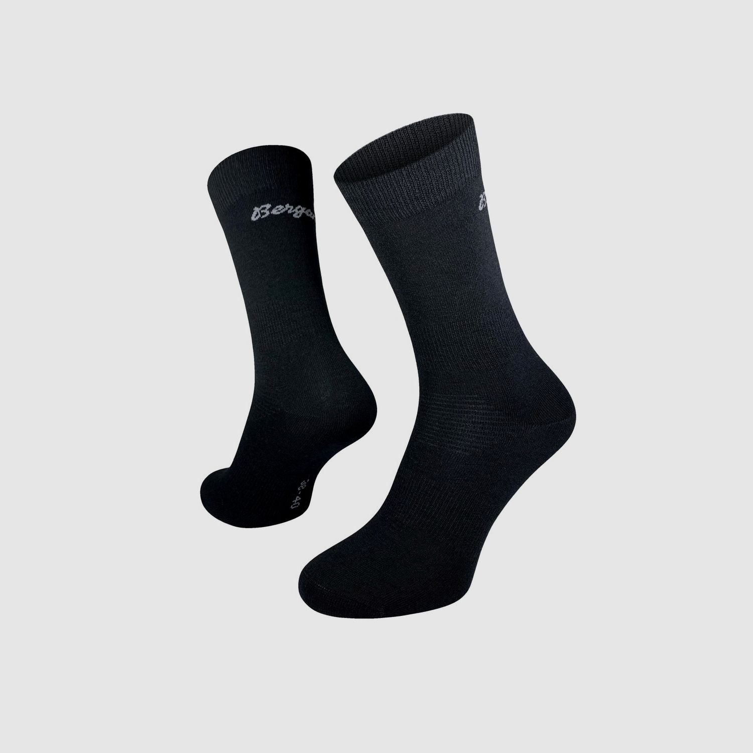 Calcetines Bergans Allround Light Merino Negros 41-43