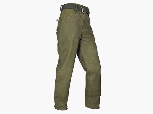 Hubertus Lederhose Schmalreh Oliv