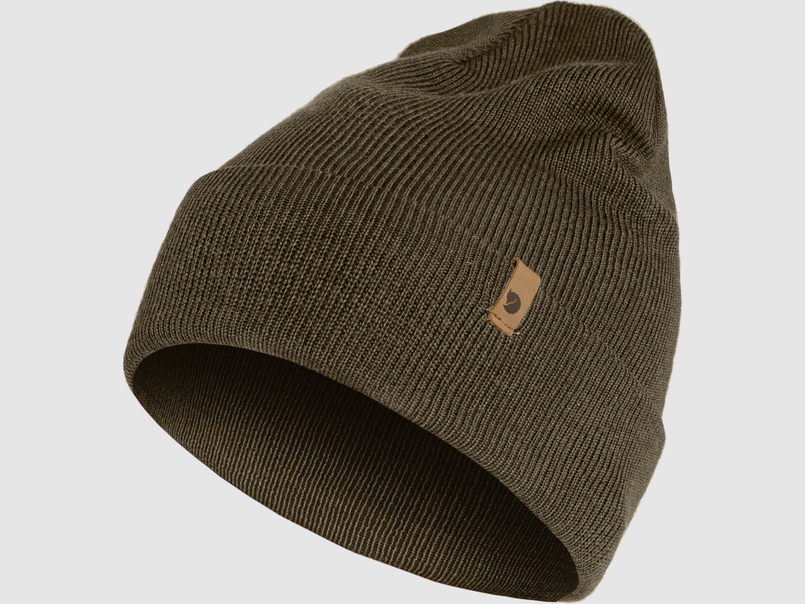 FJÄLLRÄVEN Classic Knit Hat Dark Olive
