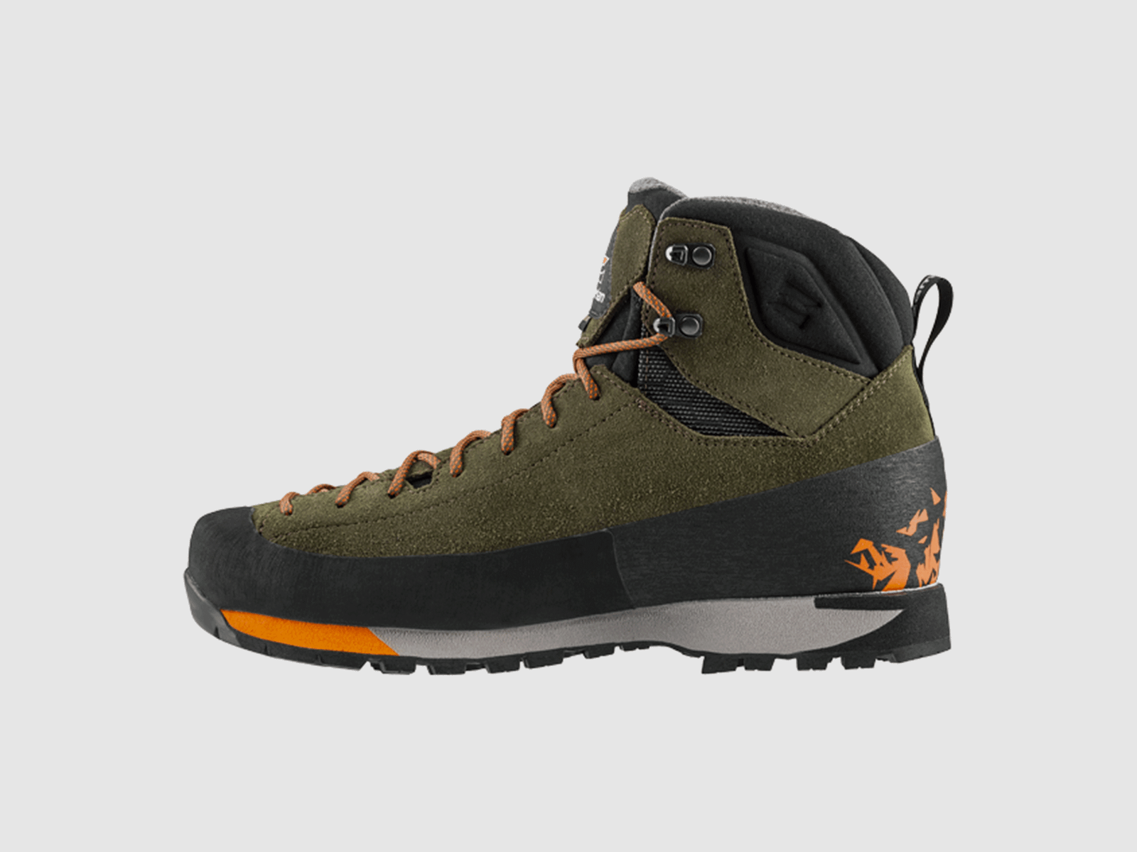 SCHOENEN – ZAMBERLAN – 226 SALATHE’ TREK GTX Donkergroen/Oranje, afbeelding 3 van 7