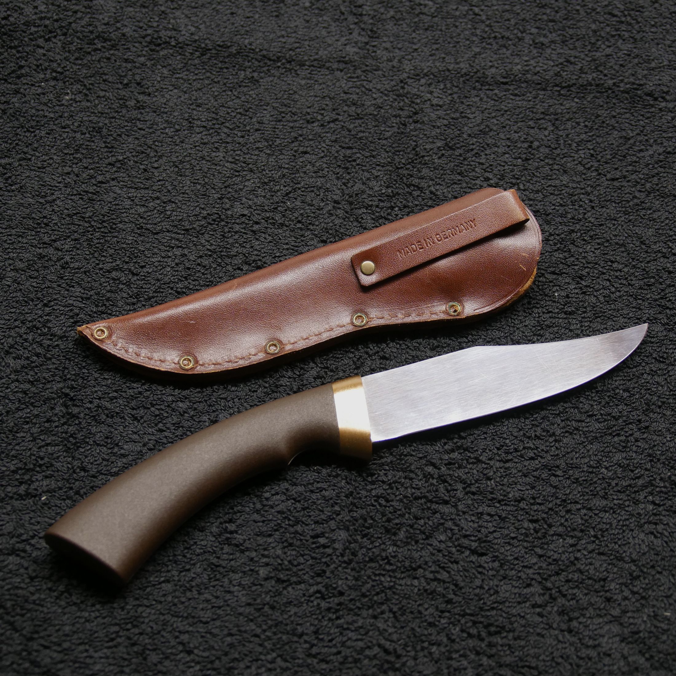 Feststehmesser Jagdmesser Böker Solingen 505 Stainless Treebrand Abolito vintage