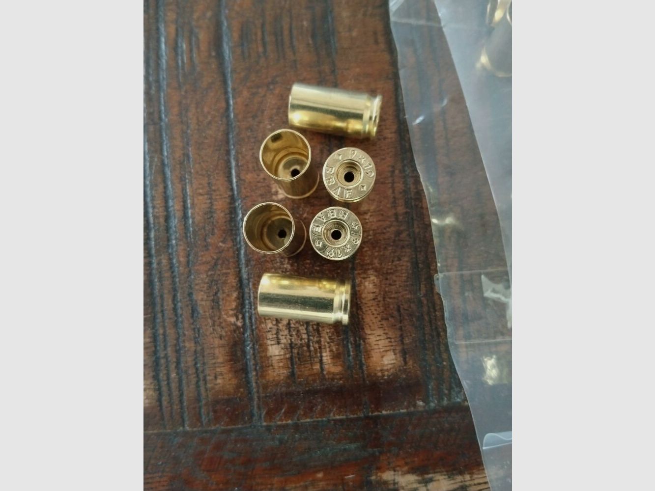 Logowin 9mm Hülsen Neu