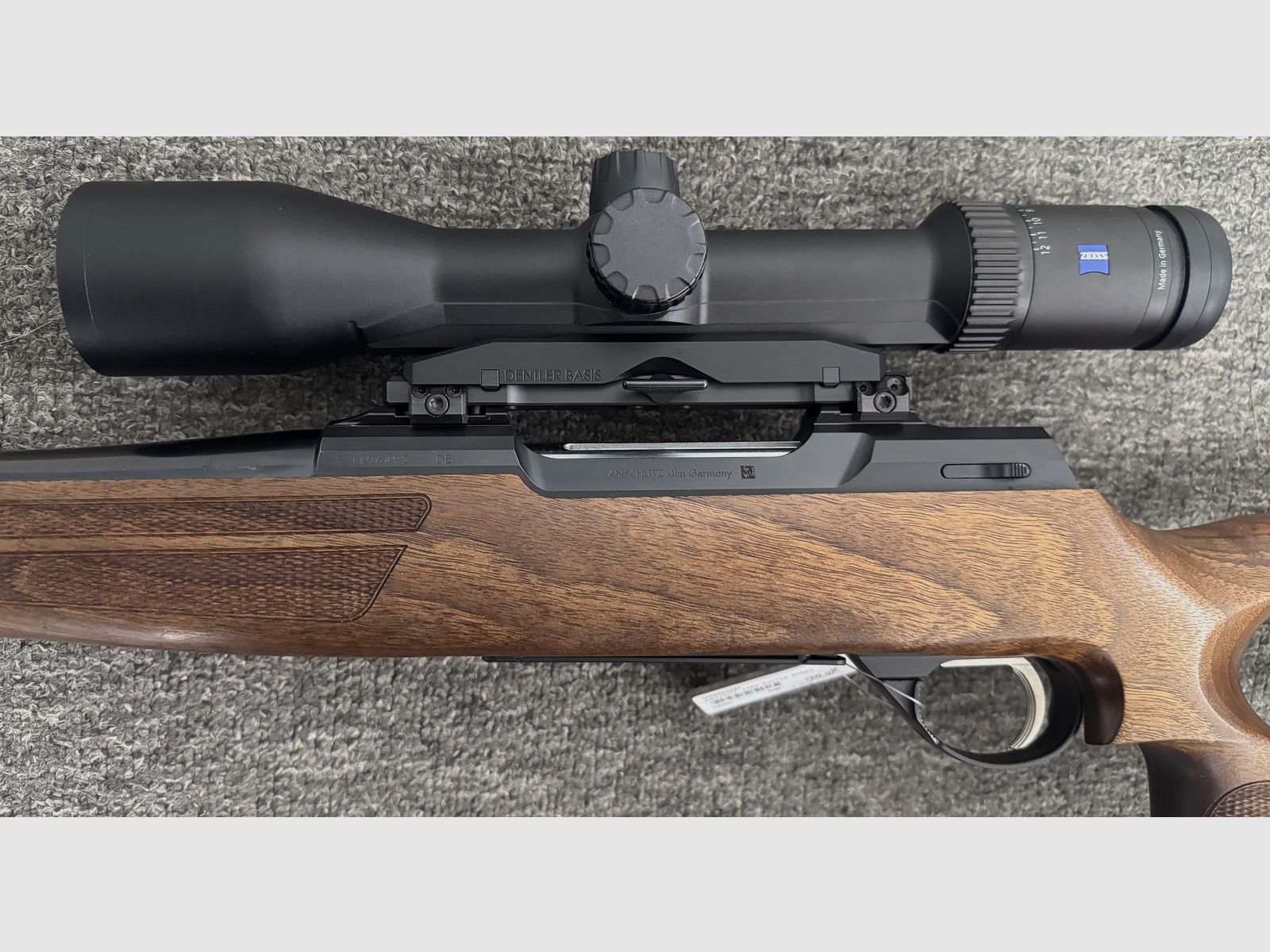 Anschütz 1782 - 8x57IS - M15x1 + Zeiss V6 2-12x50 - Dentler