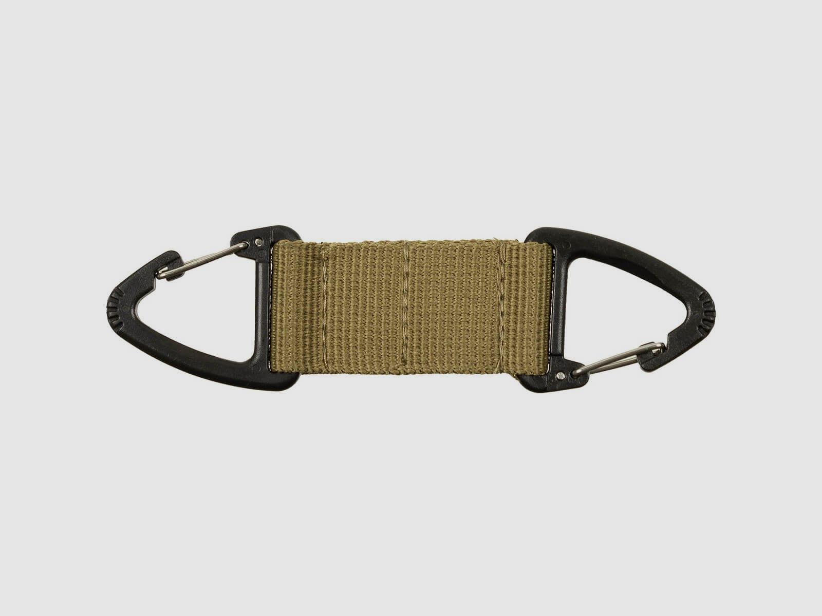 MFH Universalhalter doppelt Karabiner - Coyote Tan