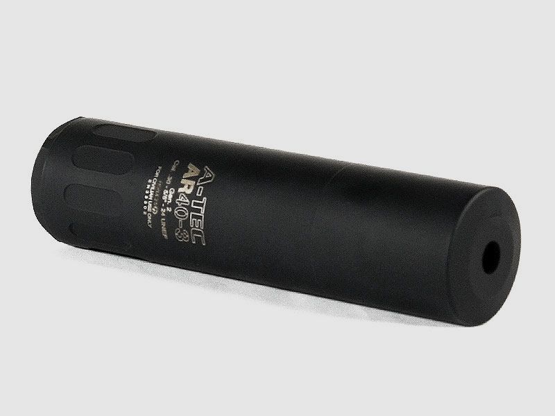 A-TEC AR40-3 compact silencer for caliber .308 WIN, thread: 5/8"-24 UNEF