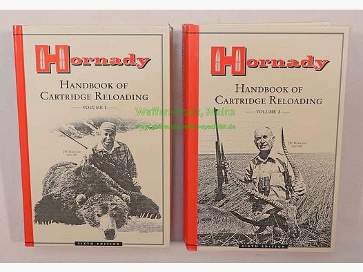 Hornady / USA Handbook of Cartridge Reloading Vol. 1 and 2