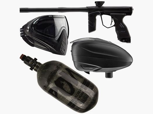 DYE DSR / DSR+ Paintball Markierer Komplettpaket