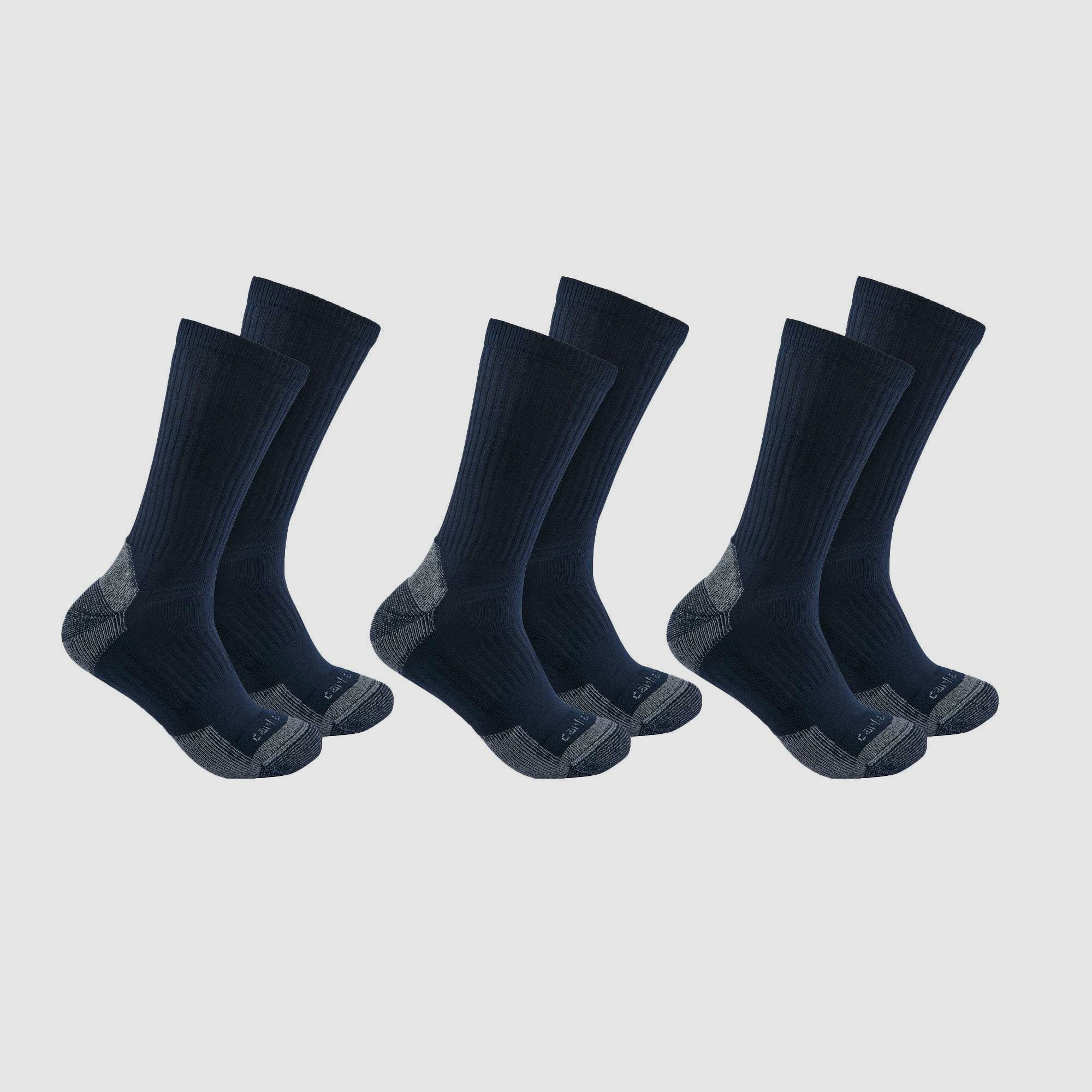 Carhartt Crew Socks 3-Pack Men Navy XL