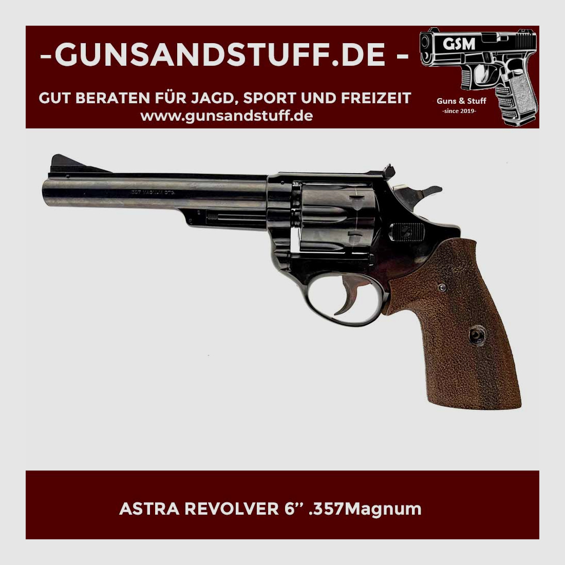 ASTRA Revolver 6” .357Magnum