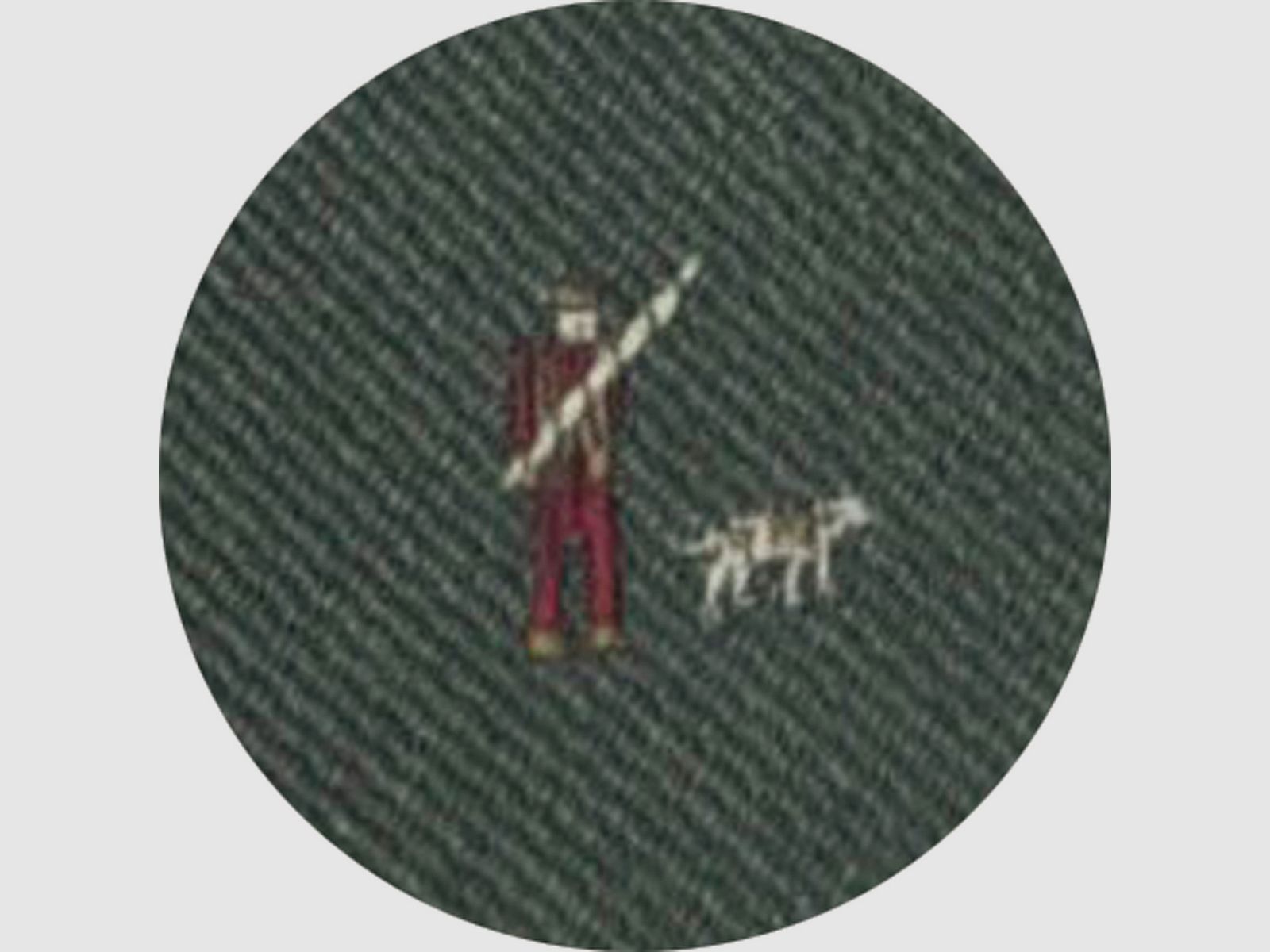 Krawatte Jäger & Hund - mit Streifen