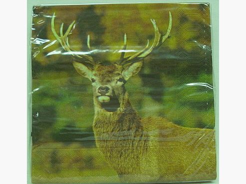 Napkins deer colorful - 20 pcs