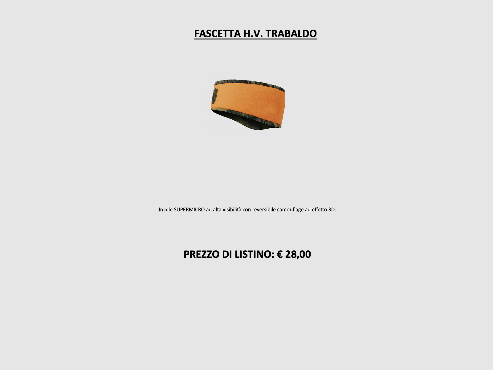 TRABALDO – FASCETTA H.V., Bild 4 von 4