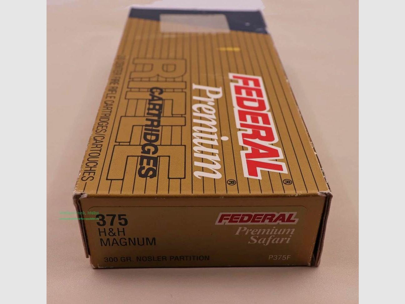 Federal / USA Cartouches de fusil .375 H&H Mag