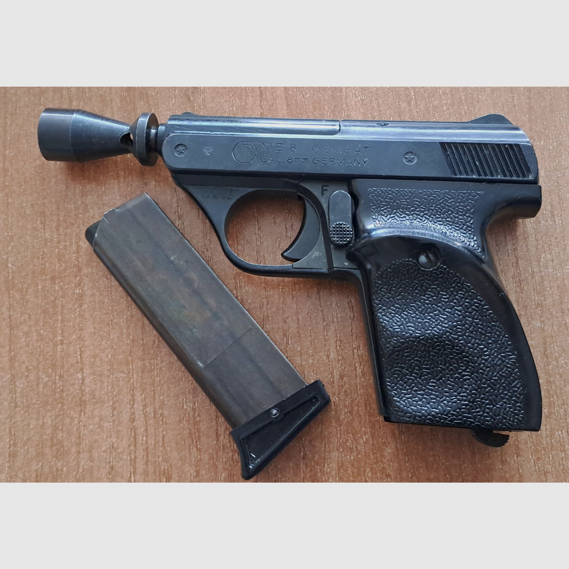 Seltene ME 8 Combat in 8 mm Knall im PTB 176/2