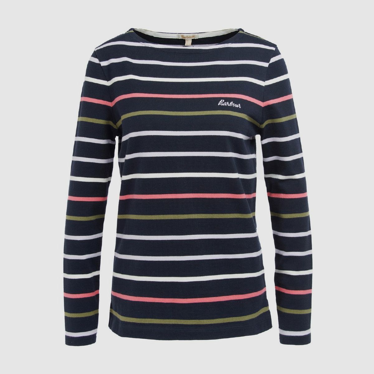 Barbour Pullover Hawkins Navy Stripe