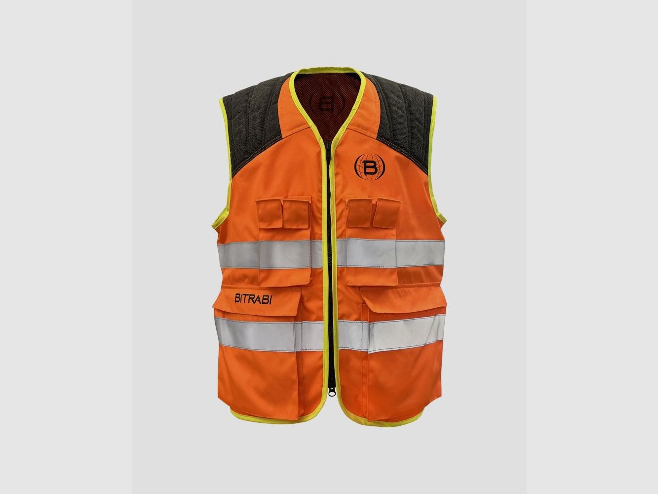 BITRABI Gilet voor de hoogzichtbaarheid bij de wilde zwijnenjacht SICUR MAN, afbeelding 2 van 5