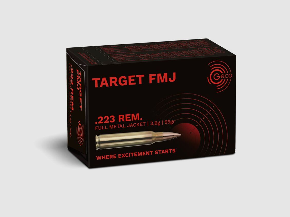 Geco 55grs Target FMJ 50STK