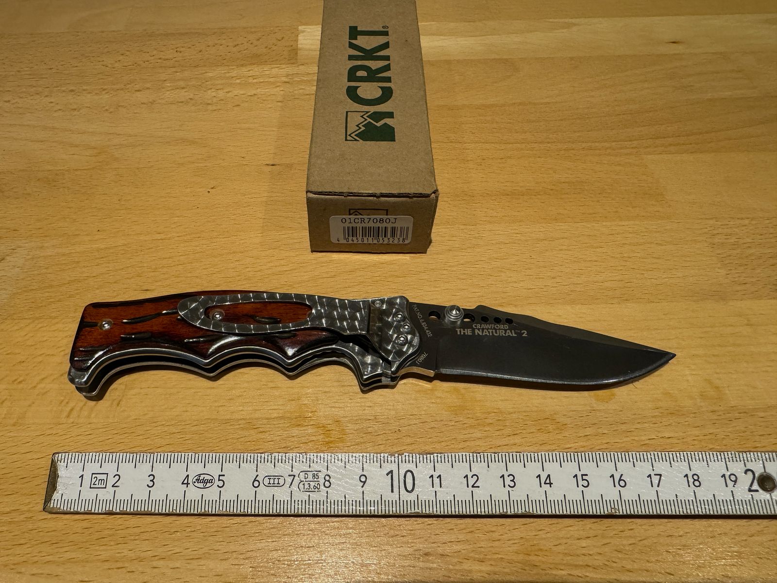 Cuchillo plegable CRKT Crawford The Natural 2