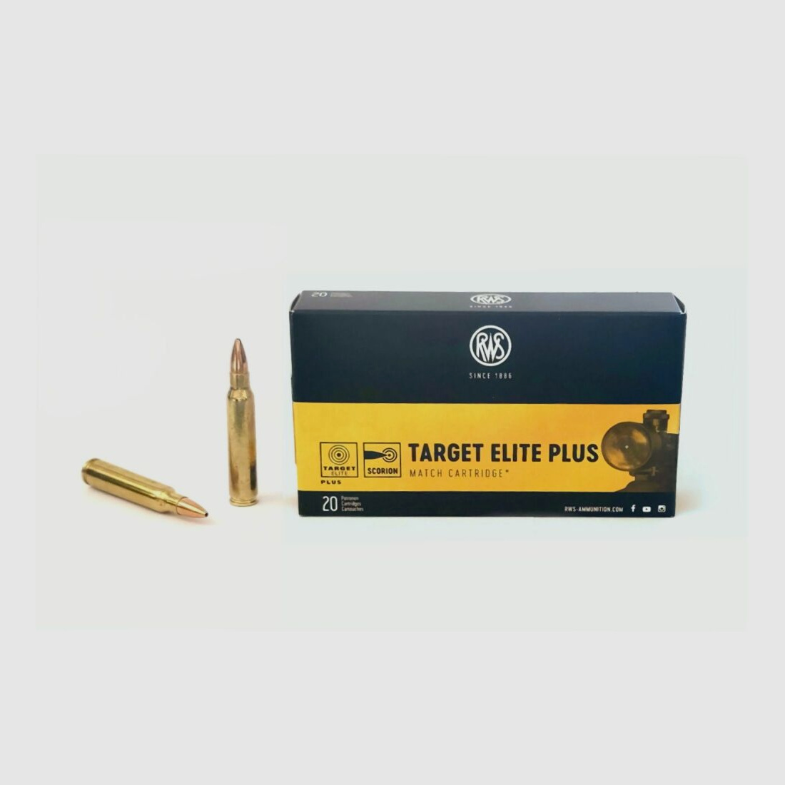 RWS Target Elite Plus 3.4g / 52gr HPBT / 100 pcs.