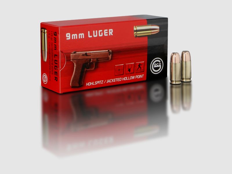 Geco 9mm Luger punta cava 7,5g/115grs