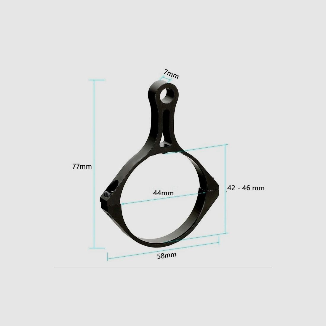 Quick adjustment scope zoom magnification lever scope