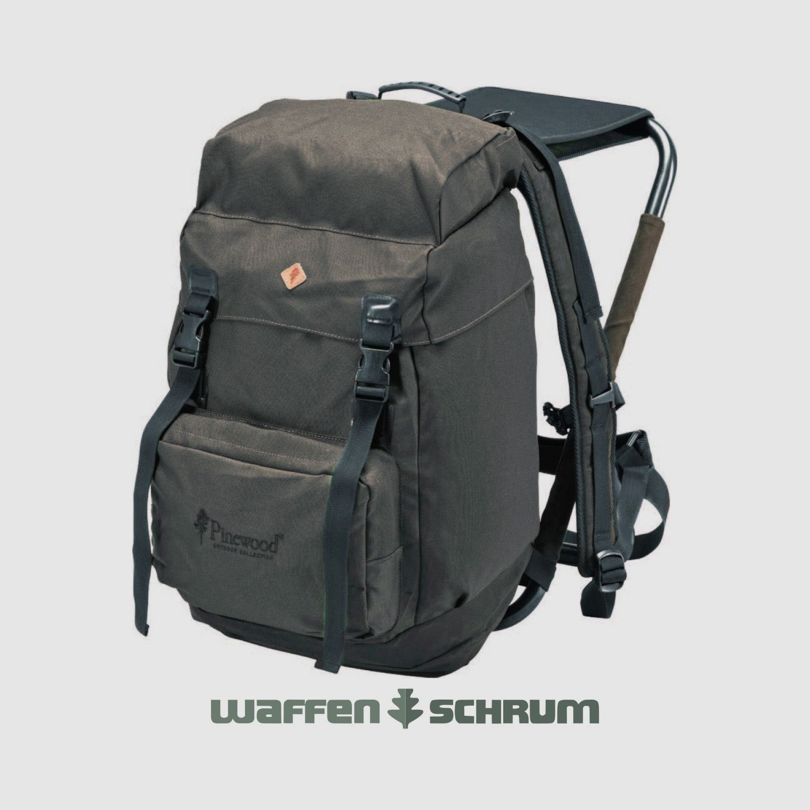 Pinewood Sitzrucksack Suede Braun 35l