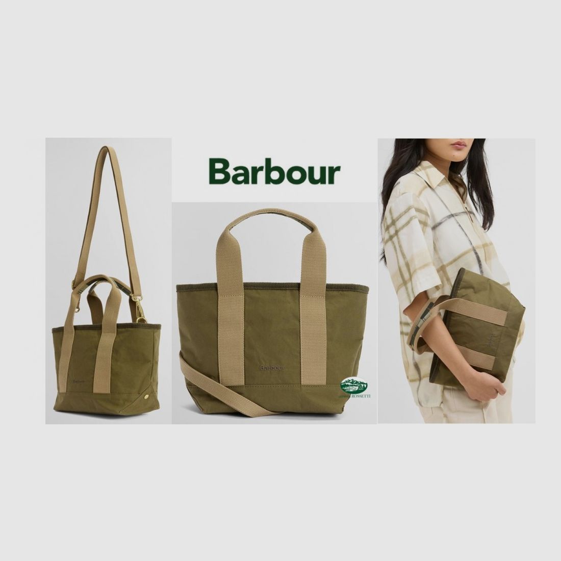 BARBOUR Mini Tote Bag Mya color green women