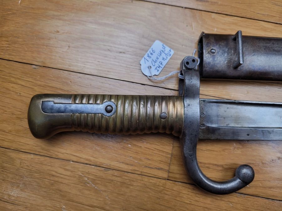 Sehr schöne Chassepot-Bajonett – Kaiserliche Manufaktur Mützig – März 1868 – mit Nummer – Perfekter Zustand, Bild 9 von 13