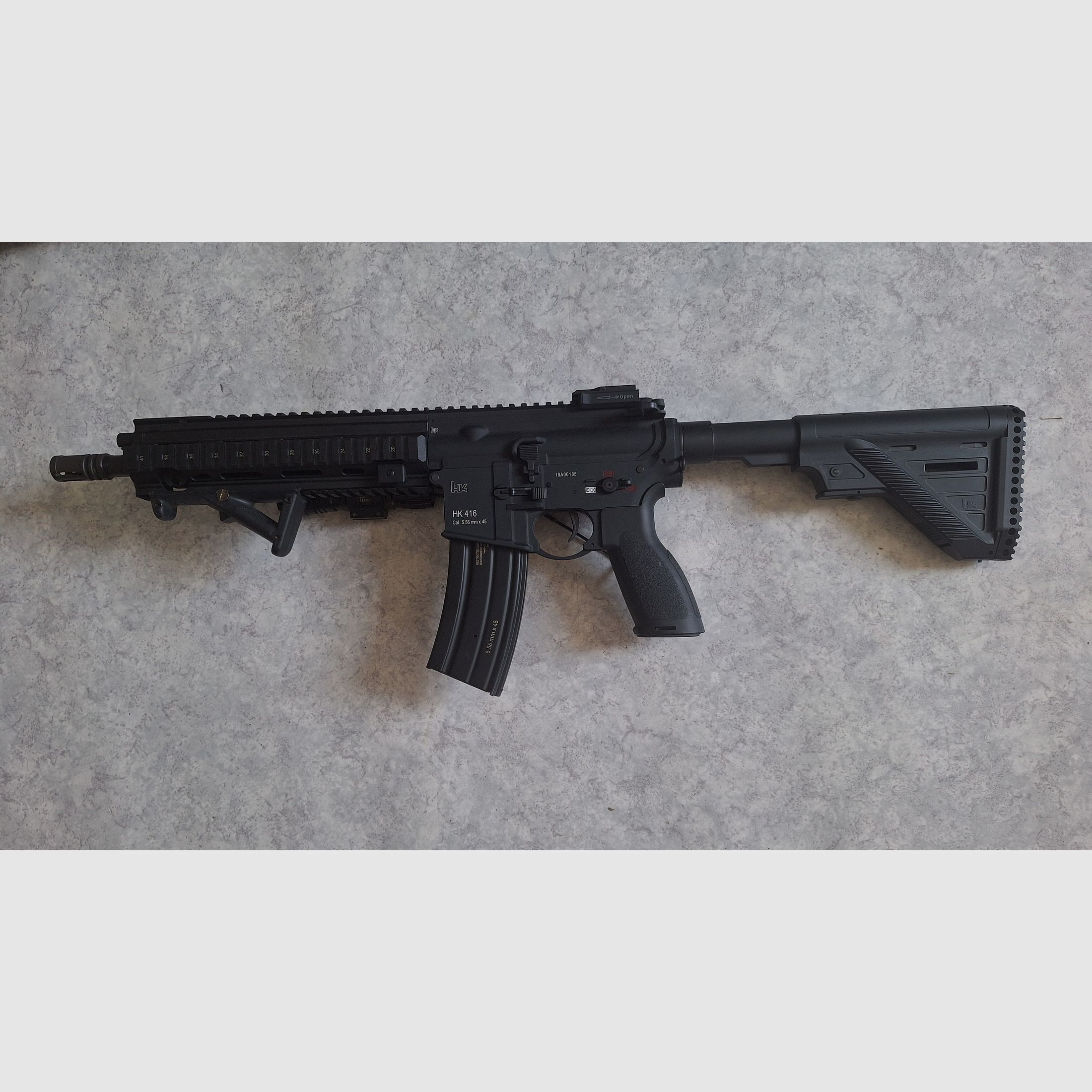 Airsoft HK 416 A5 S-AEG mit viel Zubehör 