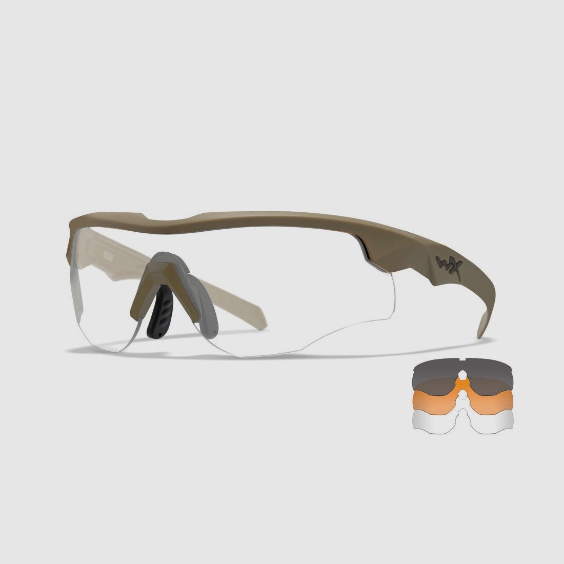 Wiley X WX Rogue COMM tan