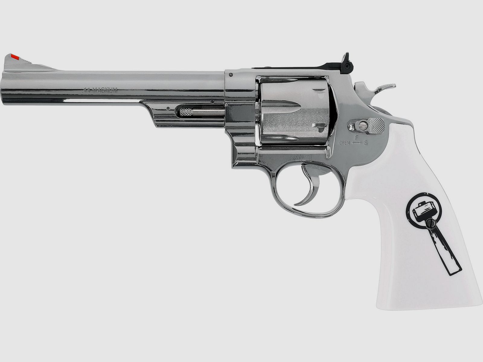 Smith & Wesson 629 Trust Me 6" NKL-WHT CO2 Revolver 4,5mm Diabolo