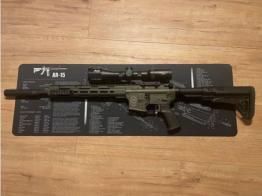LuxDefTec LDT AR 15 .223 Rem 14,5“ OD Green