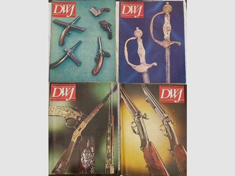 31 alte Hefte Deutsches Waffen Journal ab 6/1973 bis 8/1979