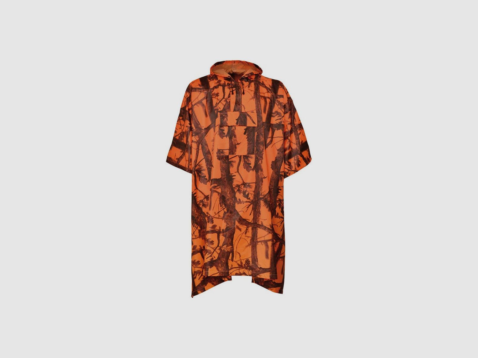 PERCUSSION Poncho camo orange