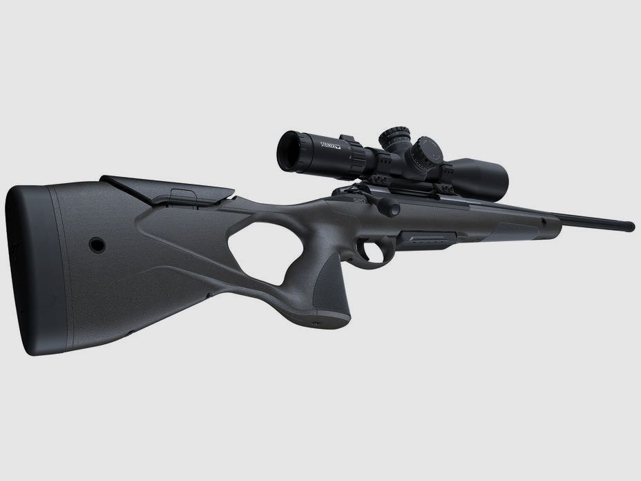 SAKO S20 HUNTER 6,5 Creedmoor schwarz, Lauflänge 20" kanneliert, 2-Stage Trigger, Synthetikschaft schwarz mit verstellbarer Wangenauflage, ohne Visierung, MG 5/8"-24, Bild 2 von 2