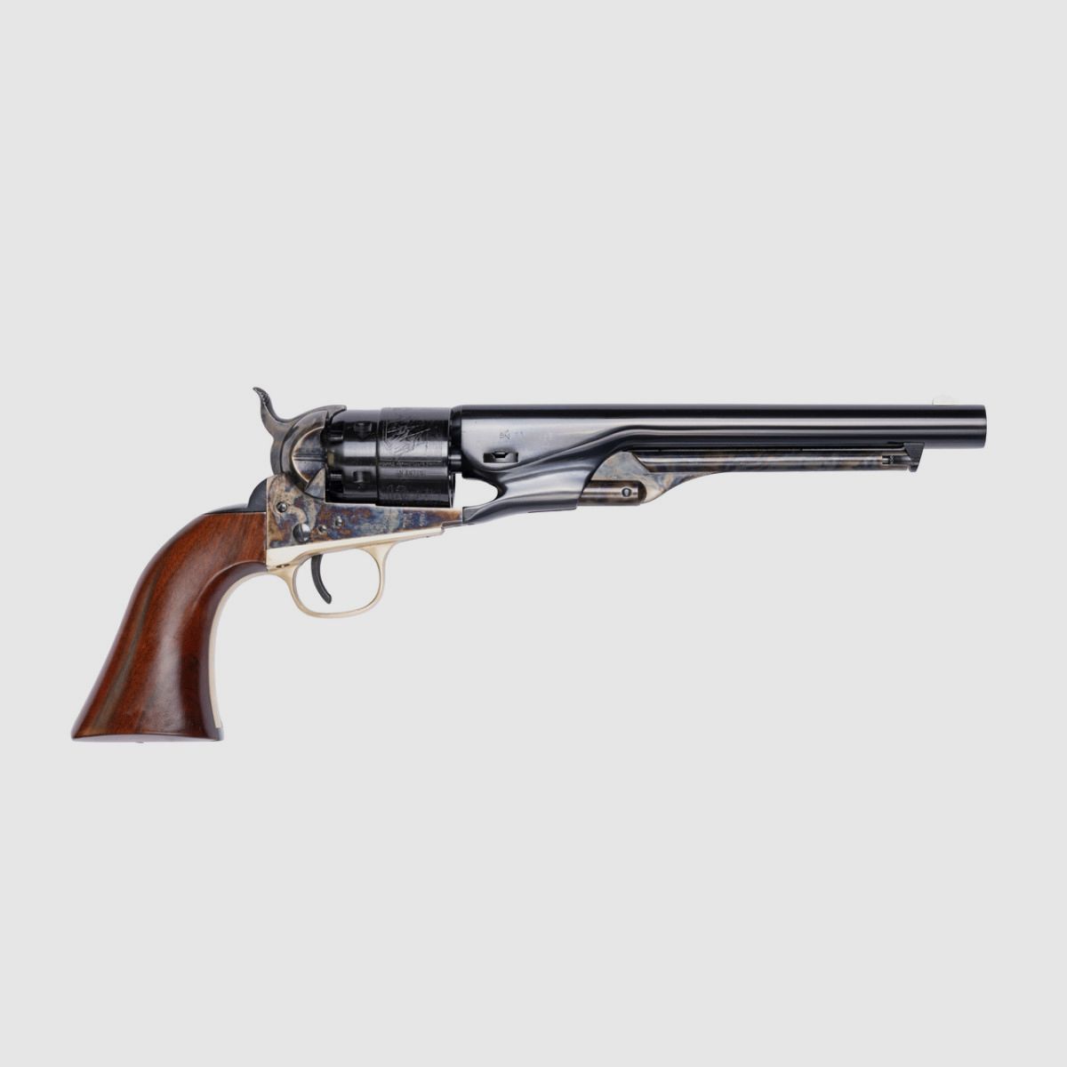 REV UBER 1860 ARMY FLUTED .44 8" LÄNGE KANNELE SCHWARZPULVER 340410, Bild 4 von 5
