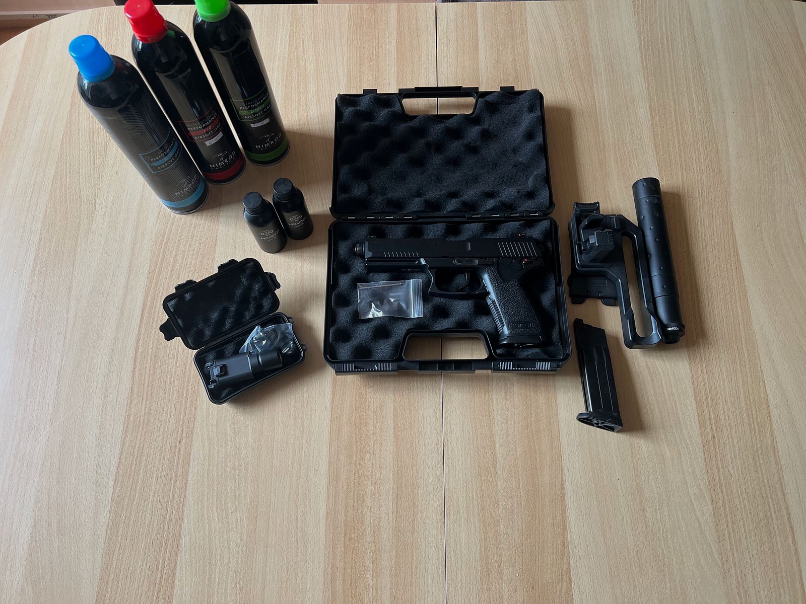 Komplettes airsoft set  novritch ( SSR 15 /SSG 10 / SSX 23)