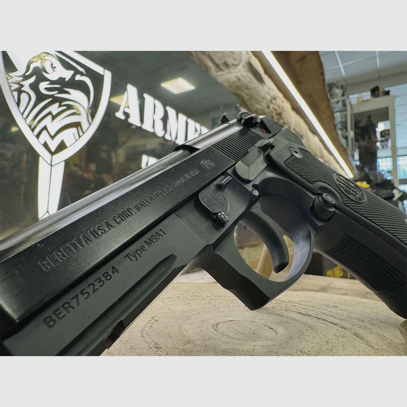 UTILISÉ – PISTOLE – BERETTA MOD. M9A1 COMPACT cal. 9×21, image 3 sur 6
