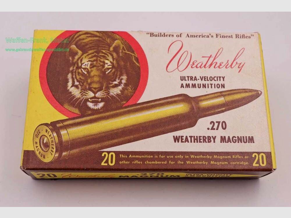 Weatherby - USA Büchsenpatronen