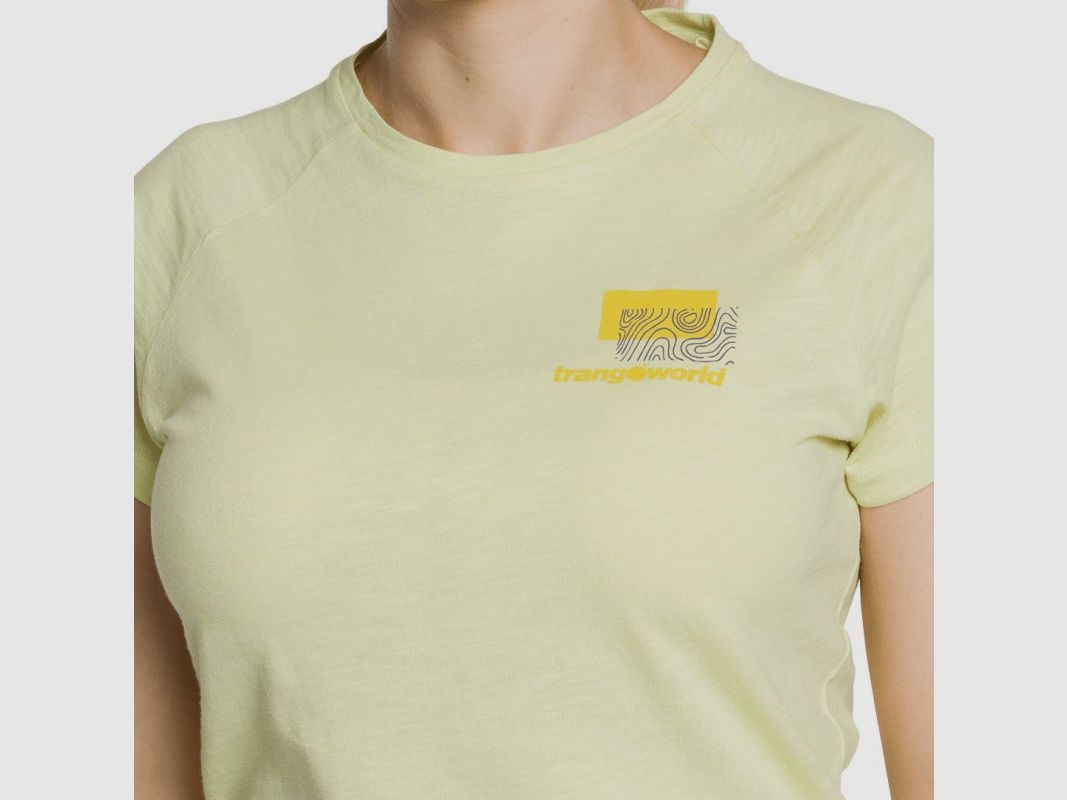 Trangoworld T-SHIRT WAKOOL LIGHT YELLOW, image 5 of 5