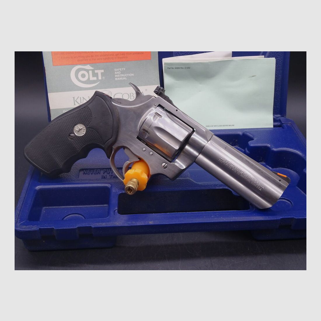 Colt King Cobra 4" caliber .357 Mag King Cobra