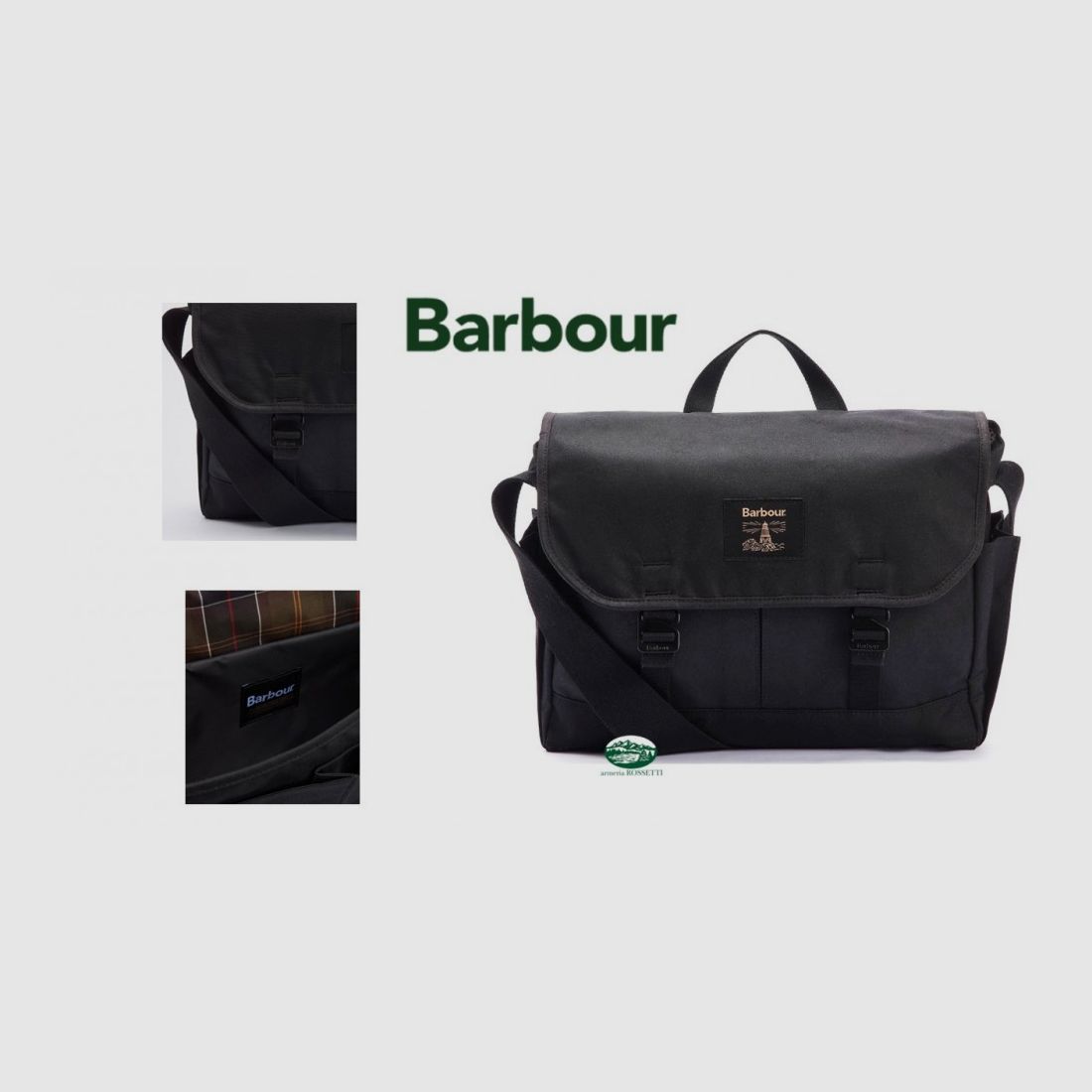 BARBOUR Field-Wachs Tasche oliv