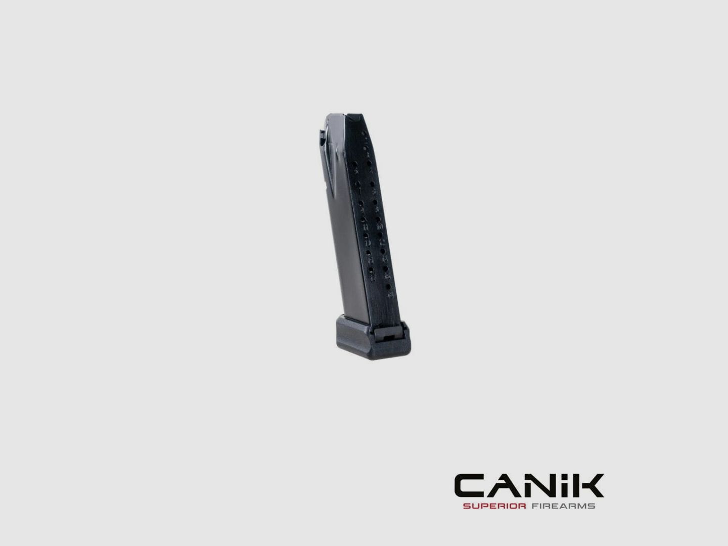 Chargeur en acier CANIK TP9/METE, 18+2 coups