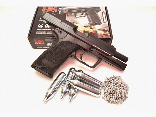 Heckler & Koch USP * Blow Back * 4,50 mm BB´s / CO² * mit Starterpaket