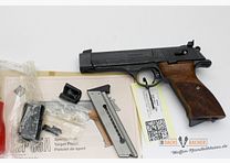 Pistola Erma ESP 85A Cal. .22lfB con 2º cargador, Peso, Patrón de tiro