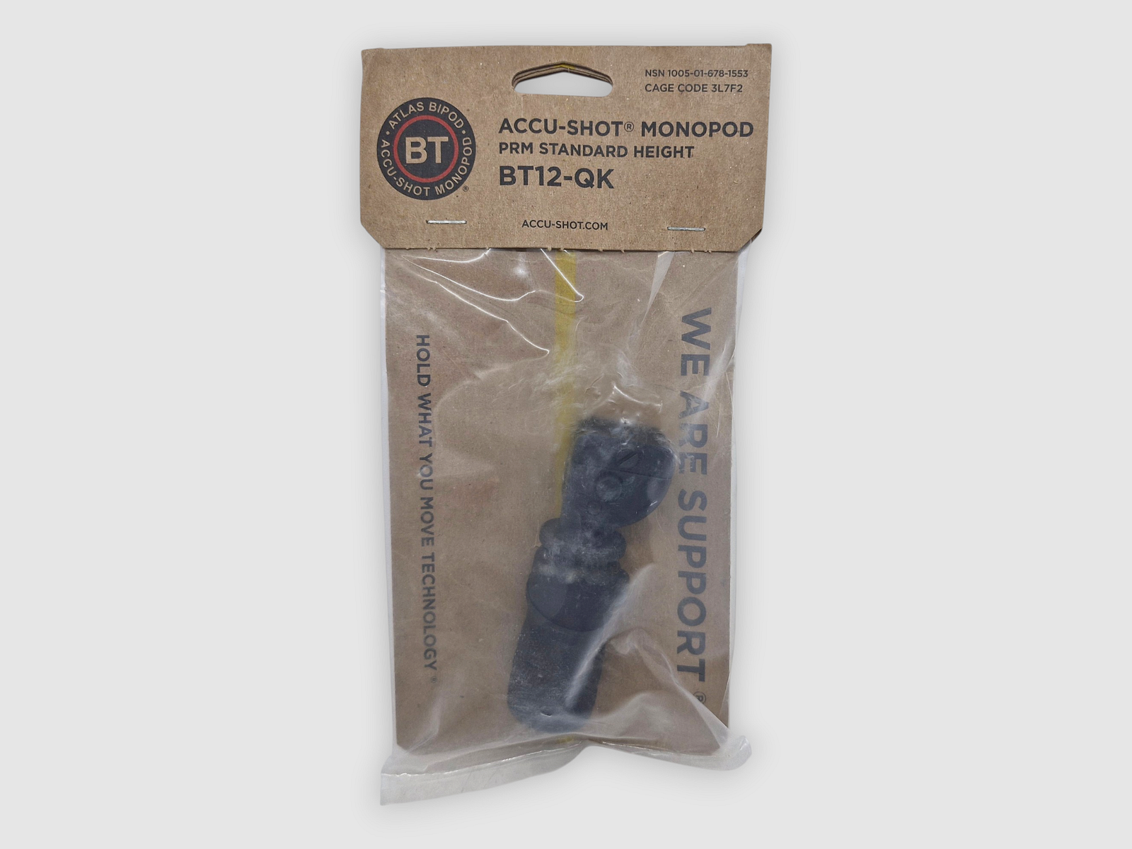 B&T Accu-Shot BT12-QK Precision Rail Monopod Picatinny Quick Knob New OVP, image 1 of 6